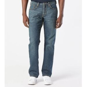 Men's 285 Relaxed Blue Denim Jeans - Levi's Denizen - 42 X 32